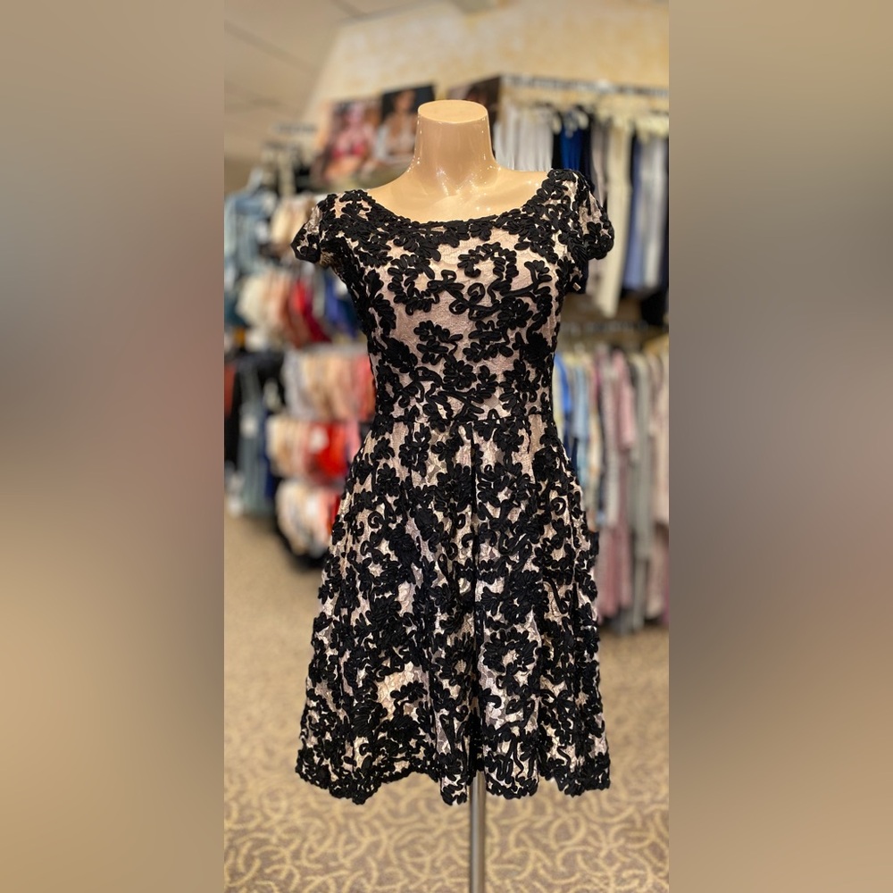 Yoana Baraschi Fit & Flare Cocktail Dress, Size 8, Late 90s/Early 00s